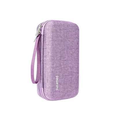 Purple Insulin Cooler Travel Case with 2 Ice Packs TSA Approved