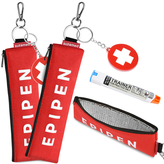 2PCS-Red-EpiPen-Insulated-Carry-Case-01