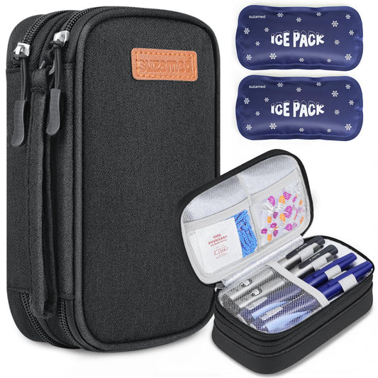 Black-Double-Layer-Insulin-Cooler-Travel-Case-TSA-Approved-01