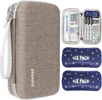 Brown-Insulin-Cooler-Travel-Case-with-2-Ice-Packs-TSA-Approved-01