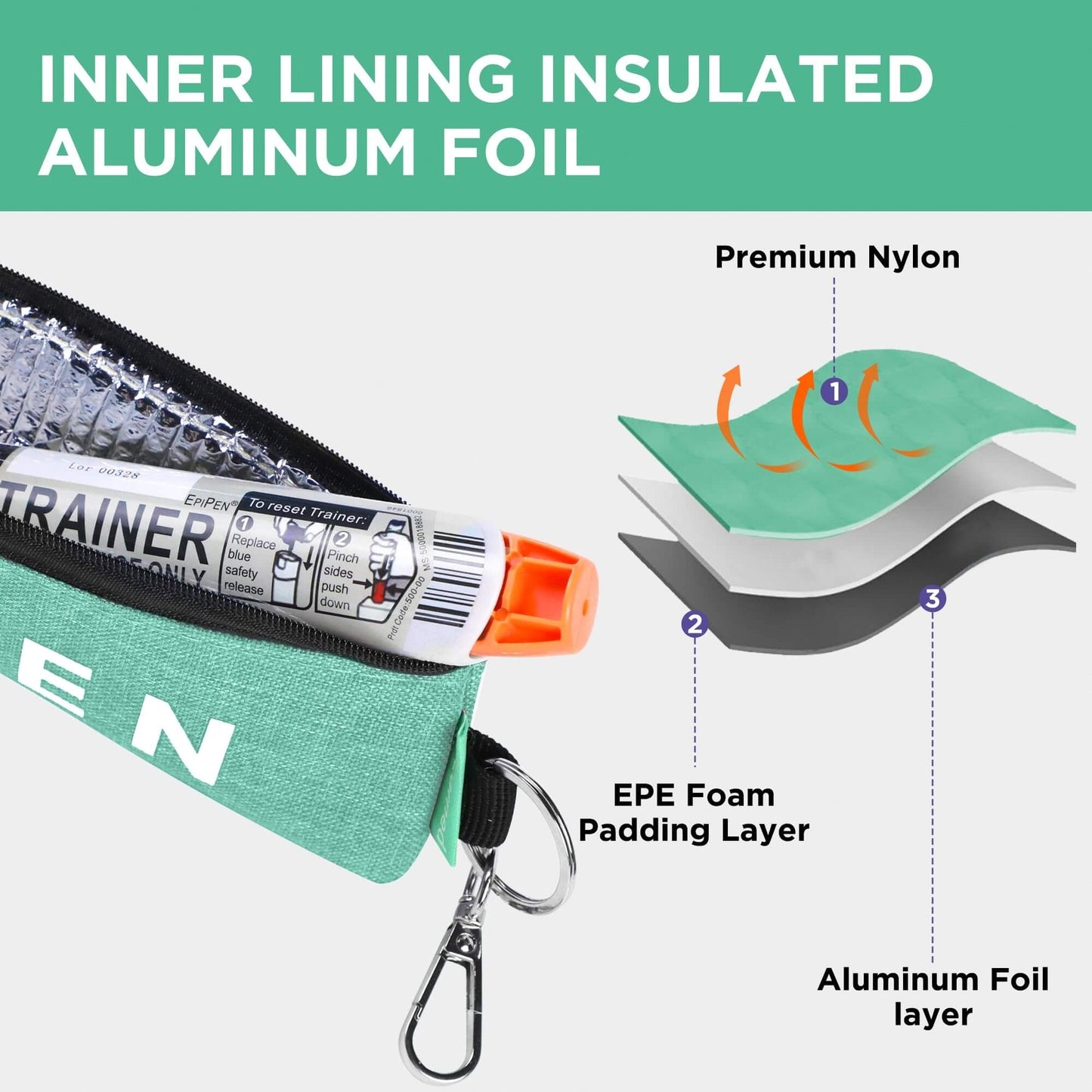 Green-Insulated-EpiPen-Carry-Case-with-Medical-Alert-Keychain-03
