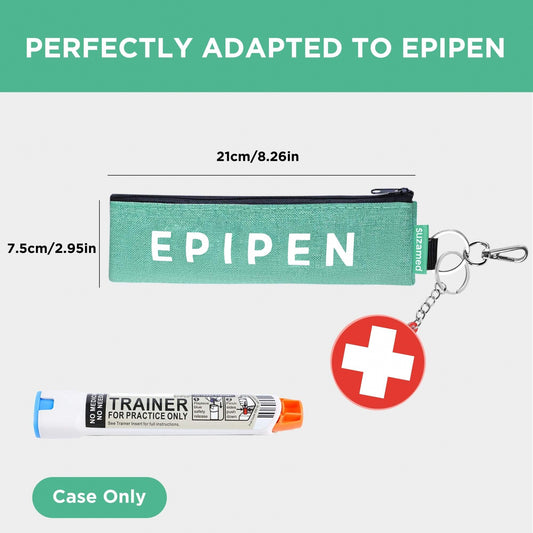 Green-Insulated-EpiPen-Carry-Case-with-Medical-Alert-Keychain-04