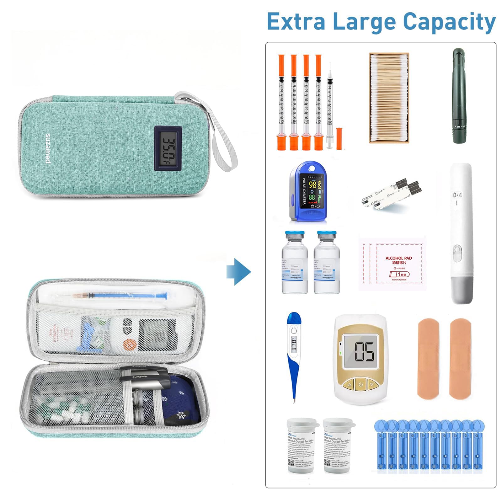 Green-Insulin-Cooler-Travel-Case-with-Temp-Display-TSA-Approved-07