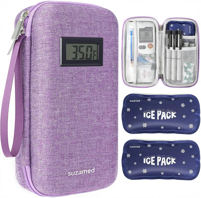 Purple-Insulin-Cooler-Travel-Case-with-Temp-Display-TSA-Approved-01