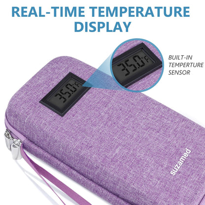 Purple-Insulin-Cooler-Travel-Case-with-Temp-Display-TSA-Approved-06