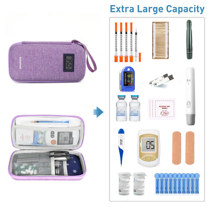 Purple-Insulin-Cooler-Travel-Case-with-Temp-Display-TSA-Approved-07